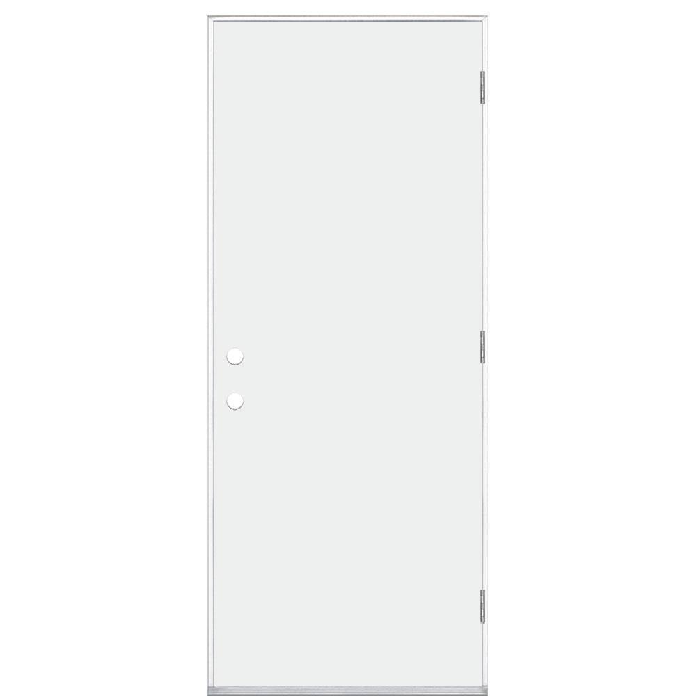 Masonite 32 in. x 80 in. Premium RightHand Outswing Flush Masonite 32 in. x 80 in. Premium RightHand Outswing Flush