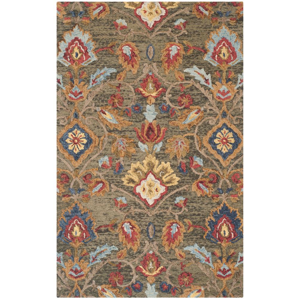 Safavieh Blossom Green/Multi 6 ft. x 9 ft. Area Rug-BLM402B-6 - The ...