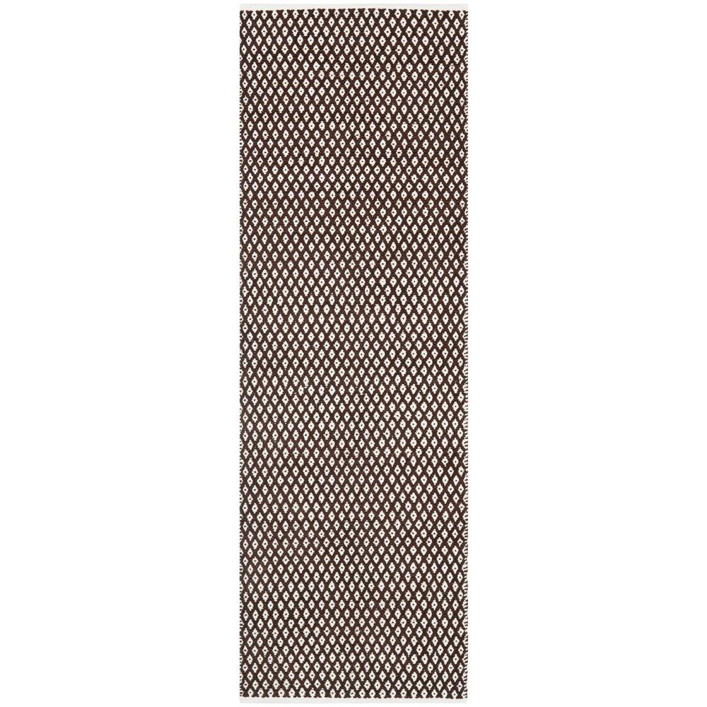 Safavieh Boston Brown 2 Ft X 7 Runner Rug Bos685a 27 The Home Safavieh Boston Brown 2 Ft X 7 Runner Rug