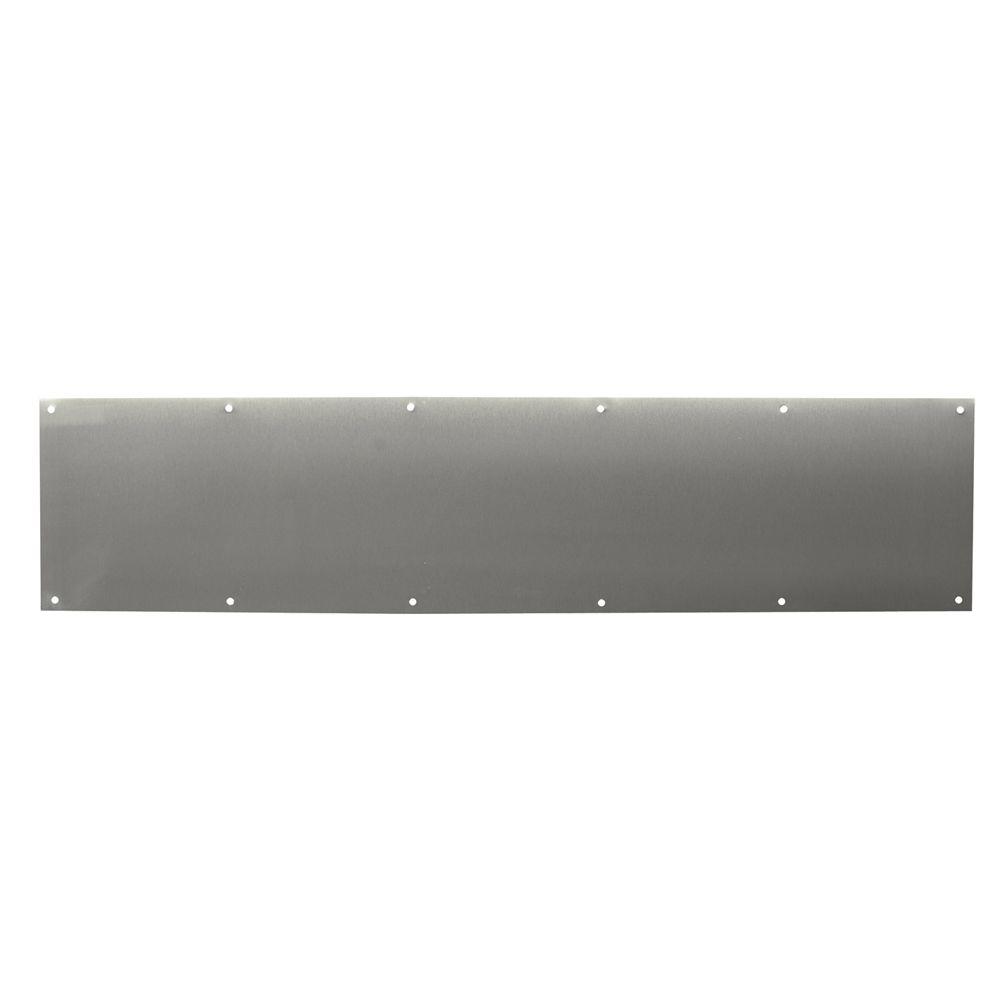 PrimeLine 8 in. x 34 in. Stainless Steel Door Kick PlateJ 4619 The