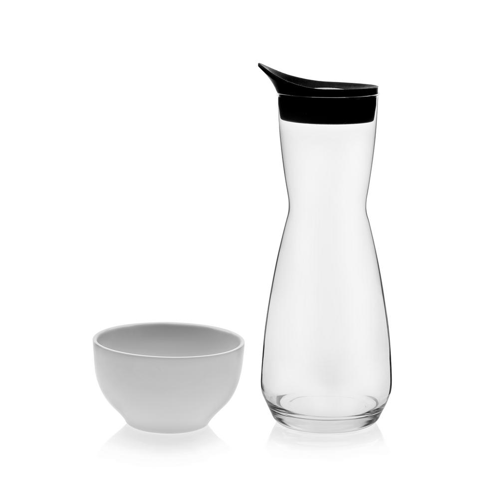 Libbey Make Your Own Mimosa Bar 6piece Carafe and Garnish Bowl Set