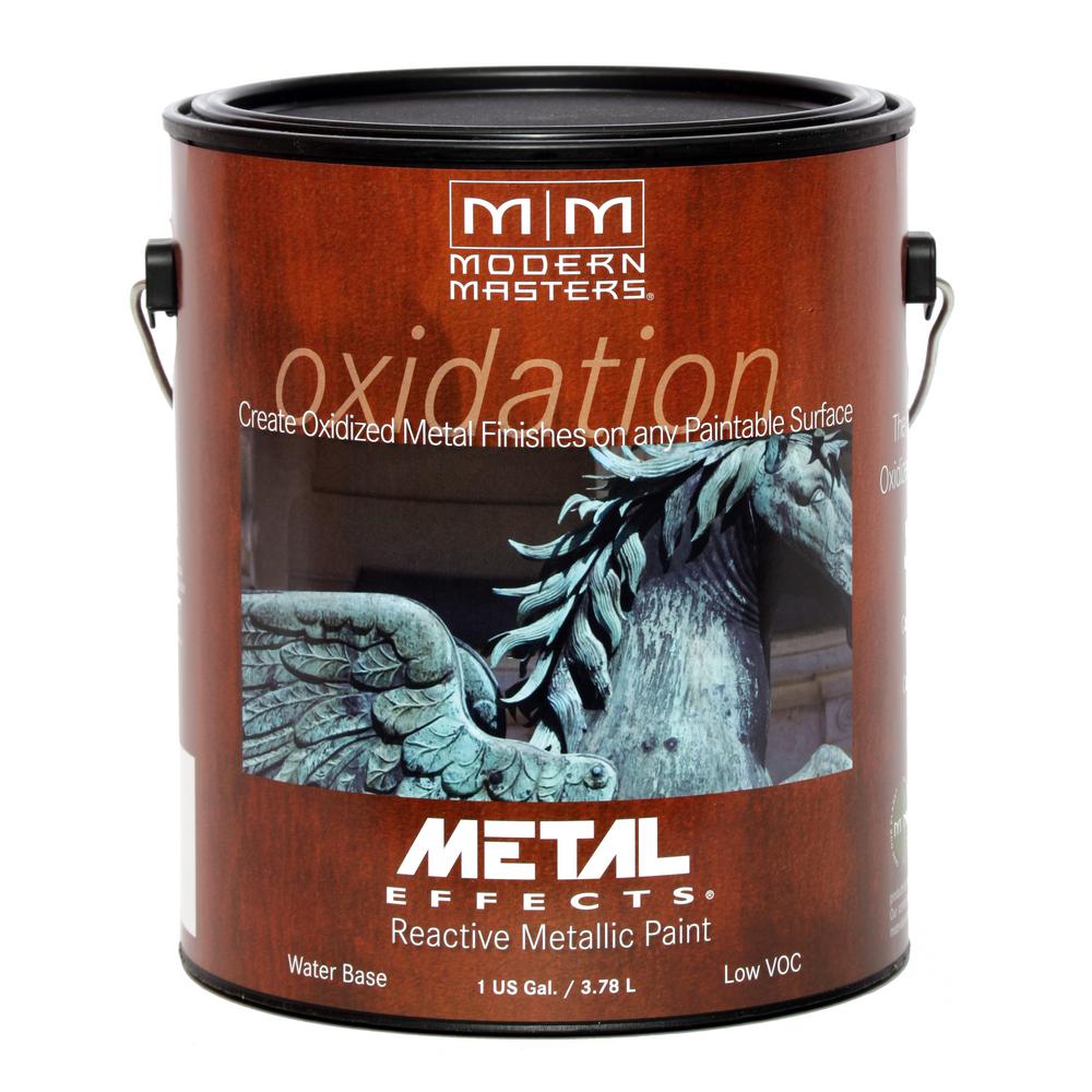 paint metal modern masters copper metallic oxidizing effects bronze gal iron blackened interior homedepot