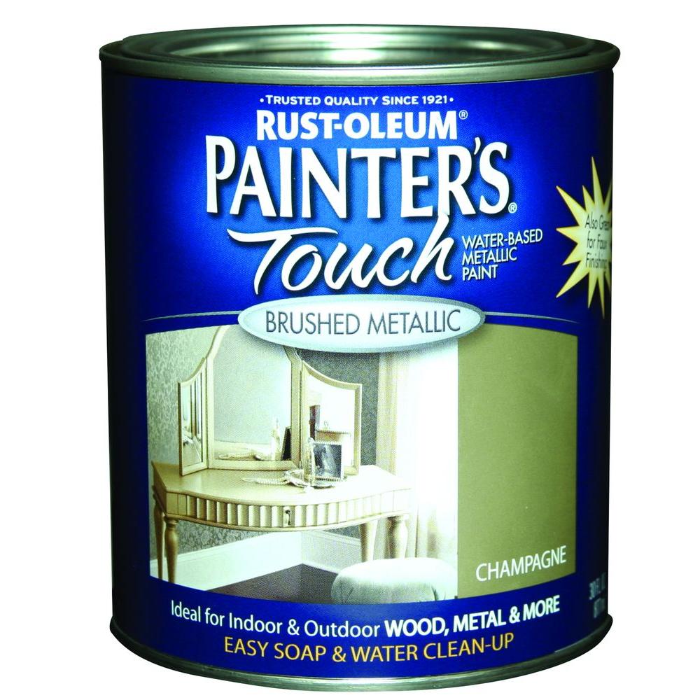 Rust Oleum Painter S Touch 32 Oz Ultra Cover Metallic Champagne   Champagne Rust Oleum Painter S Touch Rust Preventative 246061 64 1000 