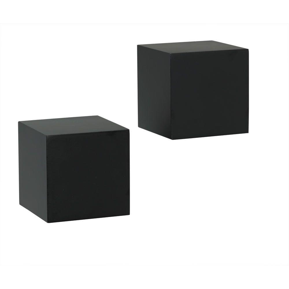 Knape Vogt 5 In W X D Wall Mounted Black Cube Decorative Shelf Kit 2 Piece 0129 5bk2 The Home Depot - Wall Cube Shelf Black Knape Vogt 5 In W X D Wall Mounted Black Cube Decorative Shelf Kit 2 Piece 0129 5bk2 The Home Depot - Wall Cube Shelf Black