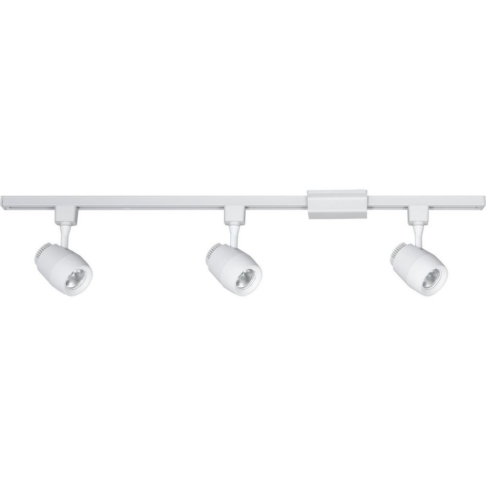 Progress Lighting 4 Ft 3 Light White Integrated Led Track Light White Integrated Led Track