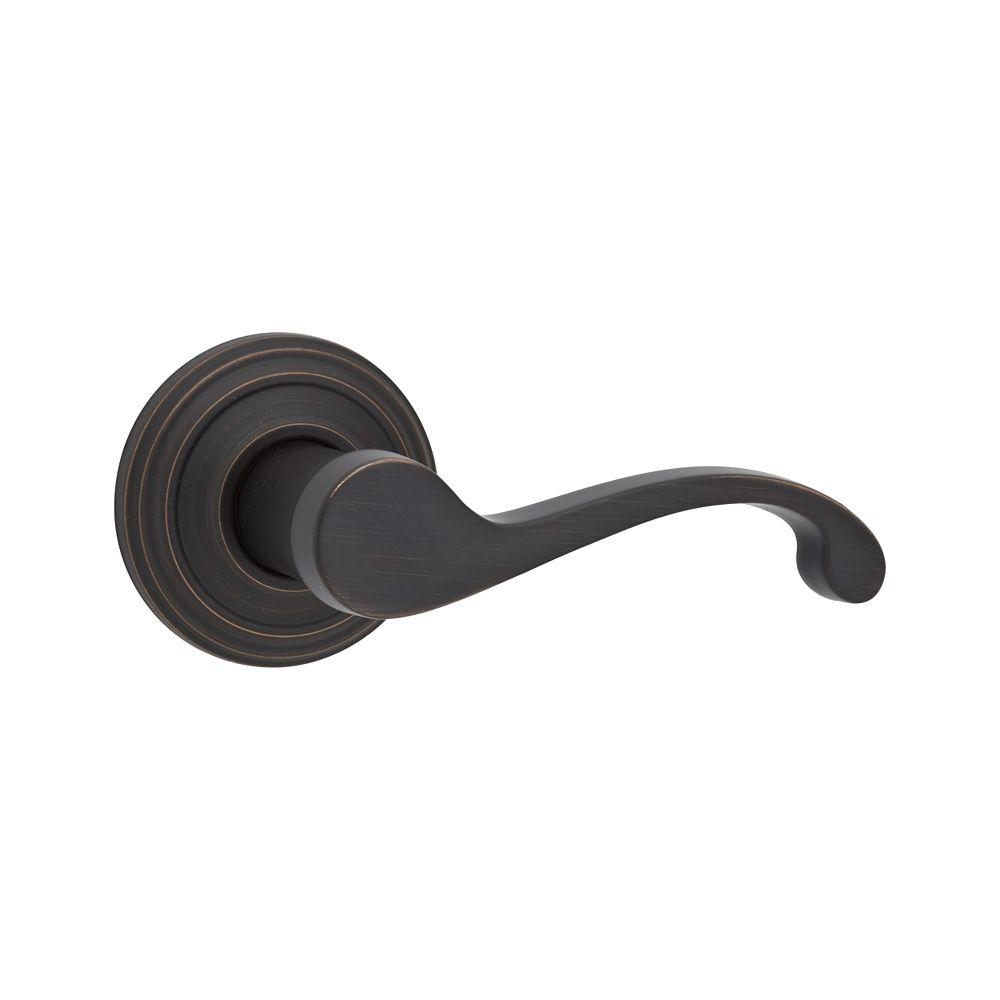 Kwikset Commonwealth Venetian Bronze Right Handed Half Dummy Door Lever With Microban Antimicrobial Technology 788chl Rh 11p The Home Depot