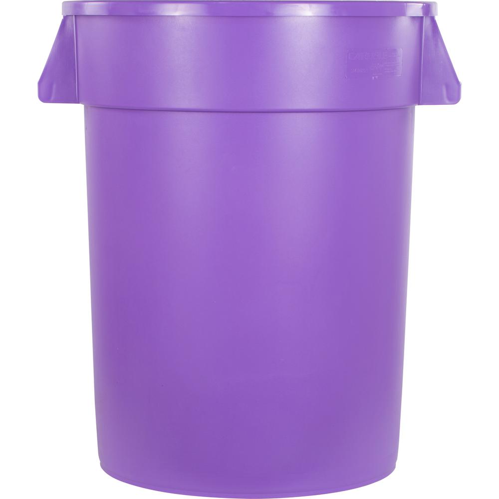 Carlisle Bronco 32 Gal. Purple Round Trash Can (4-Pack ...