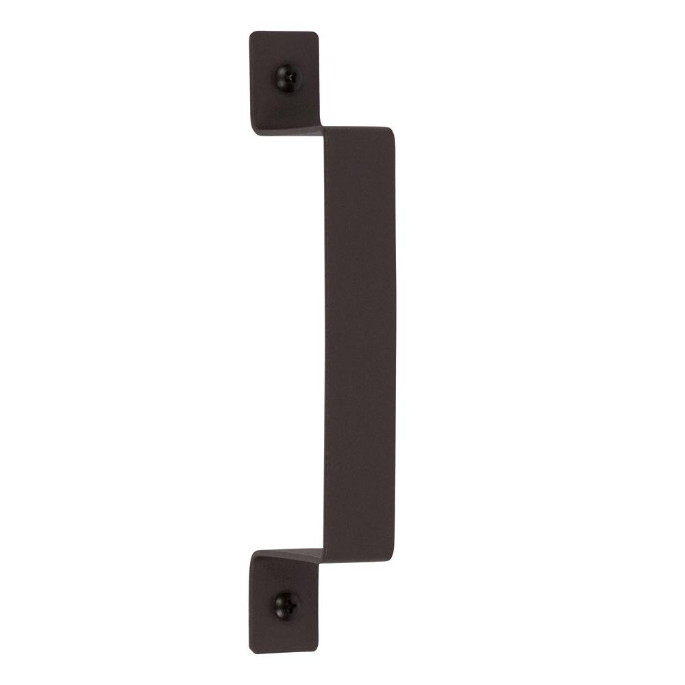 Delaney 7 3 4 In Bronze Barn Door Hardware Flat Square Pull