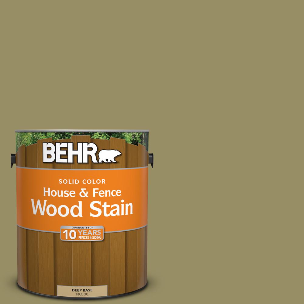 Behr 1 Gal 390f 6 Tate Olive Solid Color House And Fence Exterior 390f 6 Tate Olive Solid Color House And Fence Exterior
