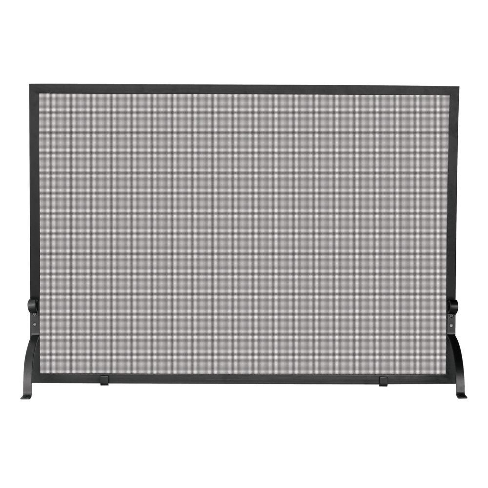 Uniflame Olde World Iron 39 In W Single Panel Fireplace Screen