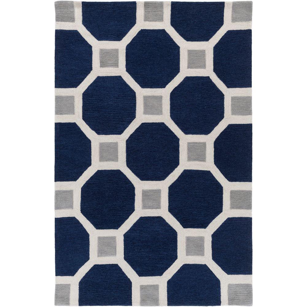 Mohawk Home Brutti Navy 5 ft. x 8 ft. Area Rug477981 The Home Depot