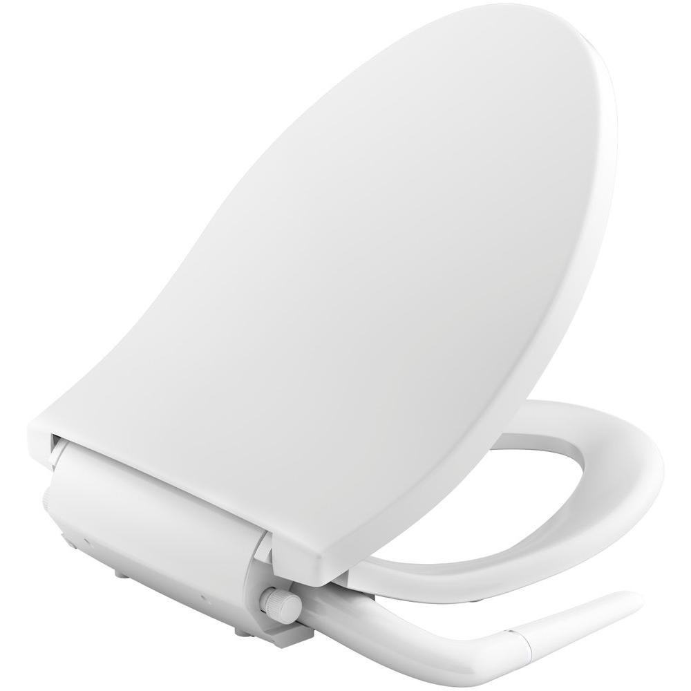 KOHLER Puretide NonElectric Bidet Seat for Elongated Toilets in WhiteK57240 The Home Depot
