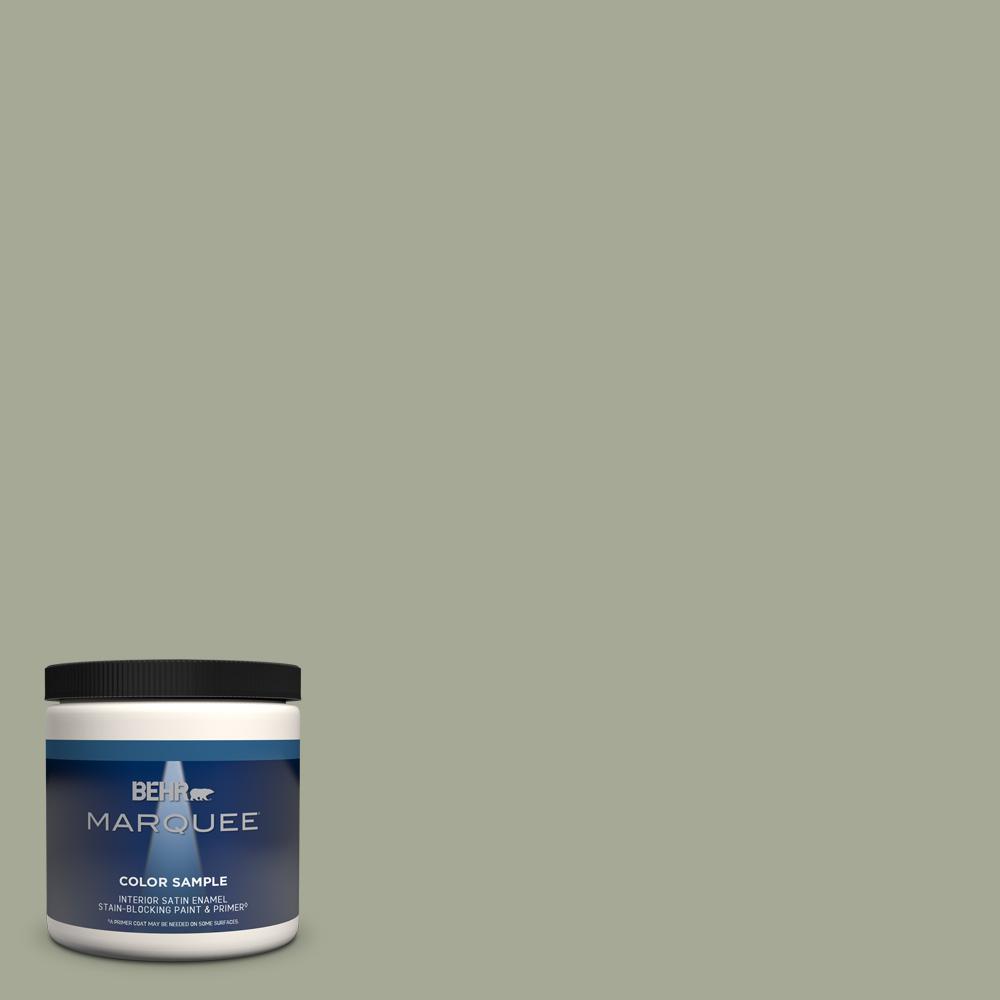 BEHR MARQUEE 8 oz. PPU1016 Simply Sage OneCoat Hide