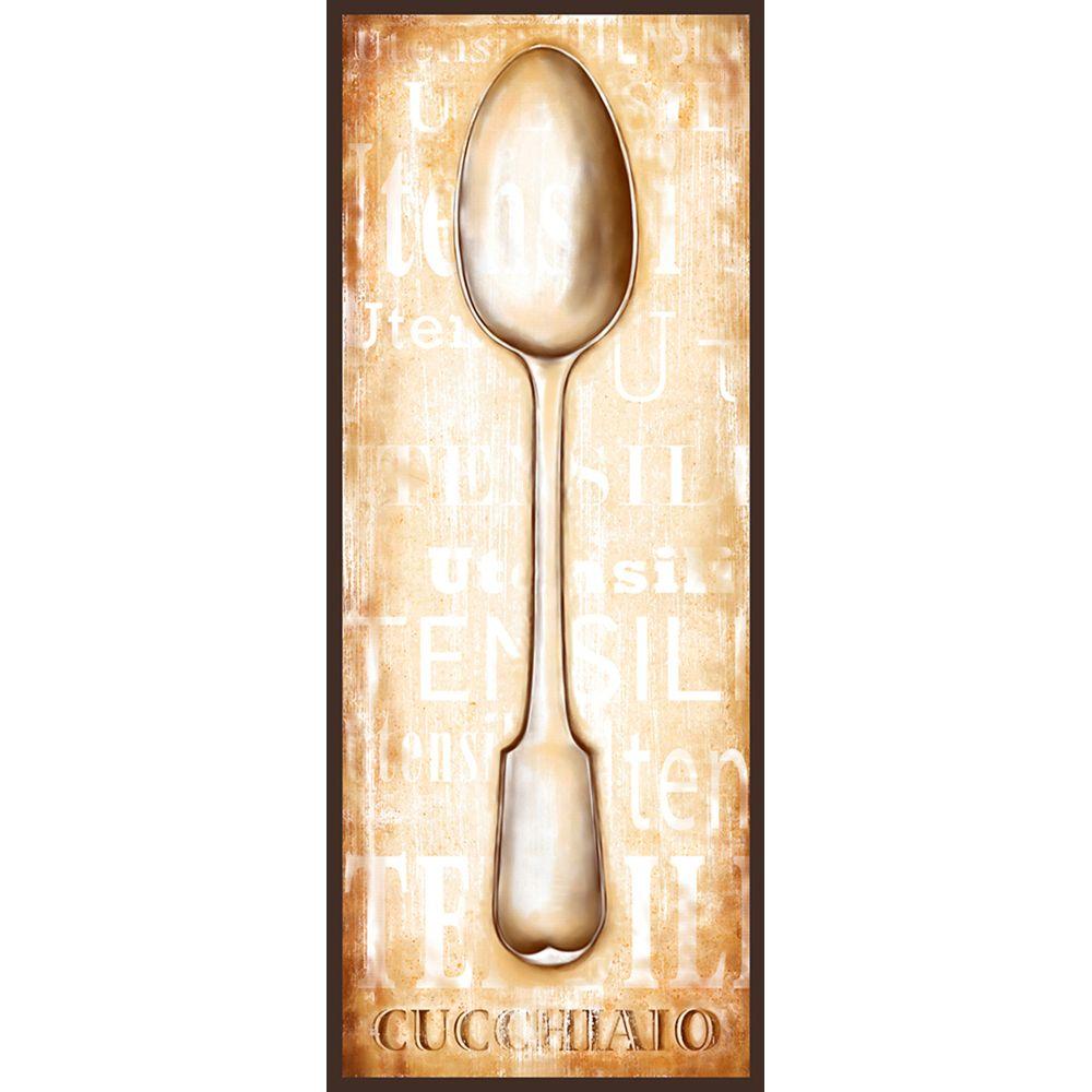 18.5 in. x 10.5 in. "Kitchen Shelf A" Framed Wall Art 112805A The