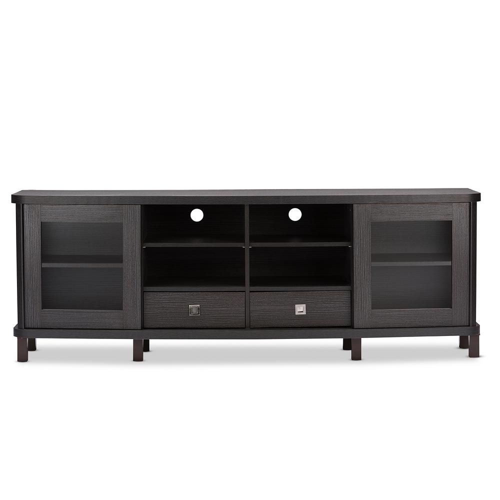 Baxton Studio Walda Dark Brown Wood Entertainment Center 28862 6506 Baxton Studio Walda Dark Brown Wood Entertainment Center