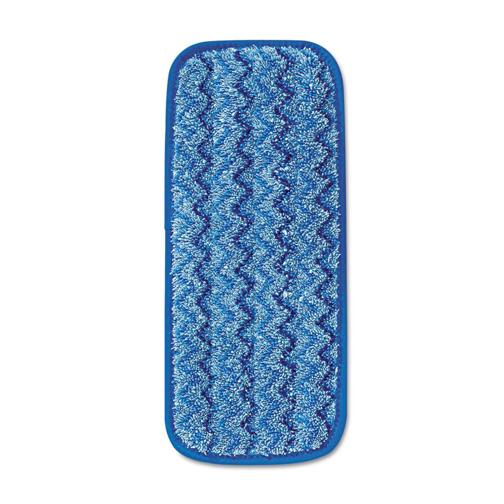Rubbermaid Commercial Products Hygen 11 In Microfiber Wall Stair Damp Mop Pad Rcpq820blu The Home Depot Rubbermaid Commercial Products Hygen 11