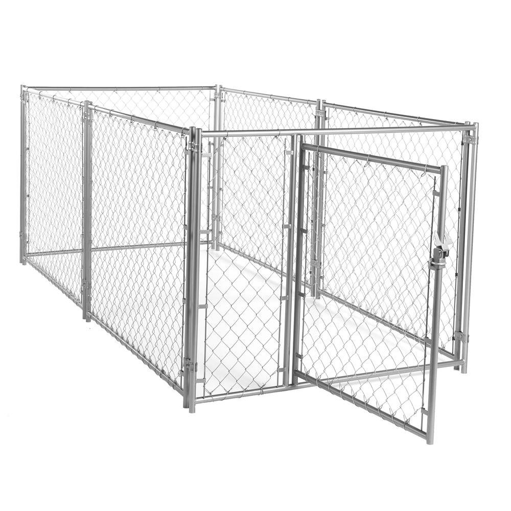 akc chain link outdoor kennel