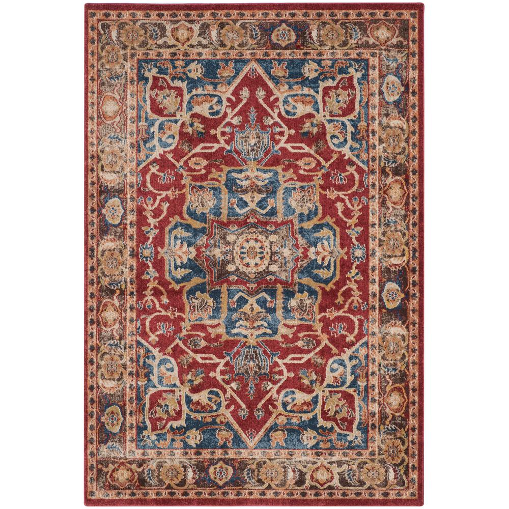 Red Safavieh 4 X 6 Area Rugs The Home Depot Bijar Red Royal 4 Ft X 6 Area Rug