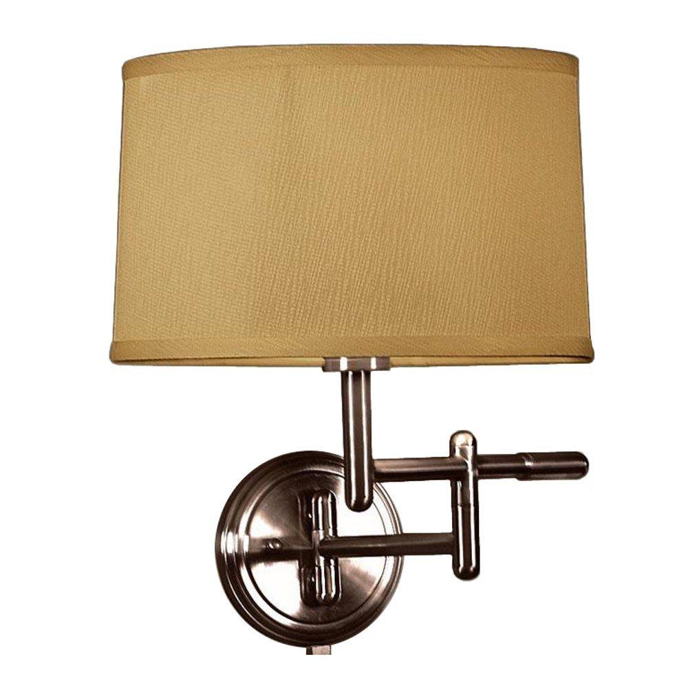 Plug In Swing Arm Lamps The Home Depot 1 Light