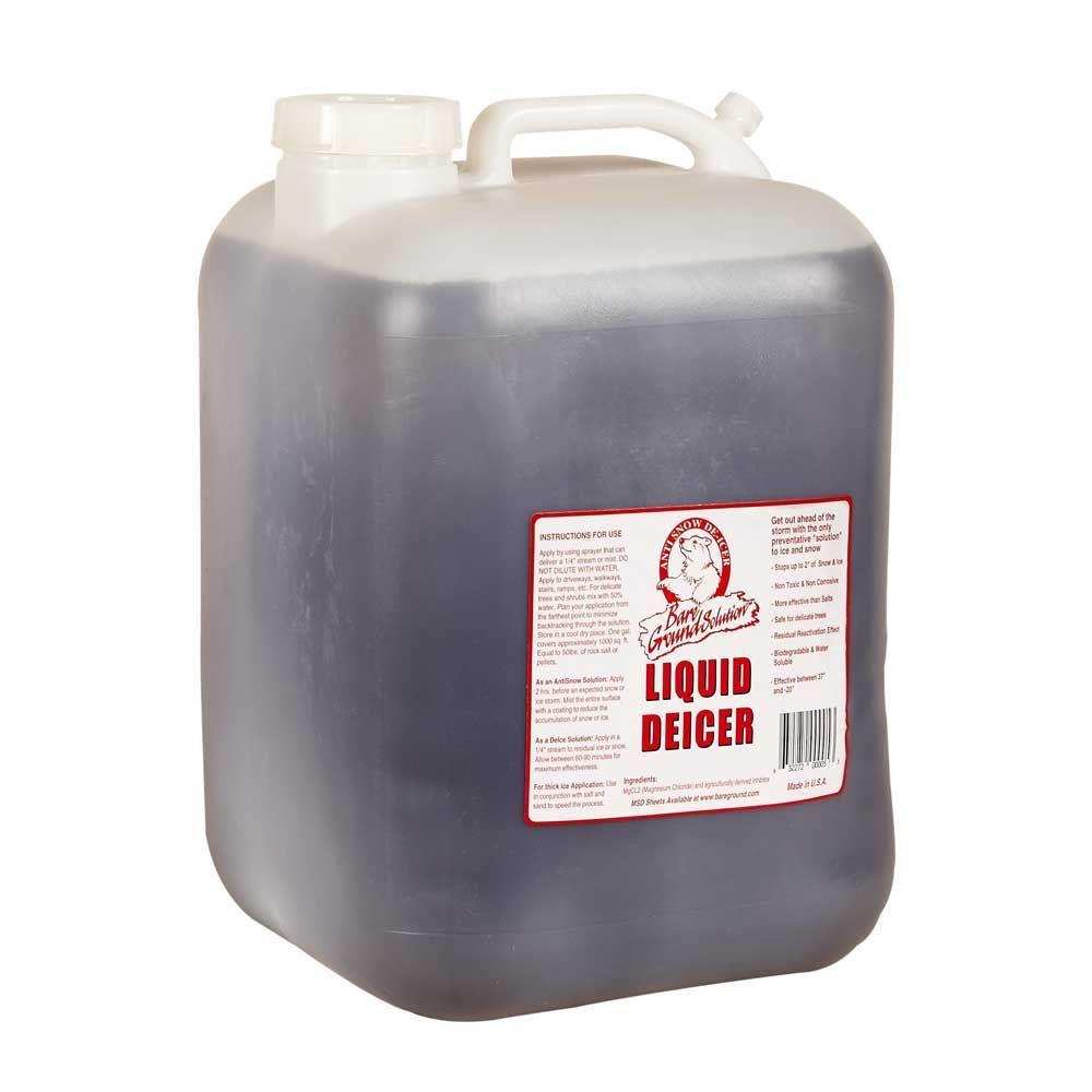 Bare Ground 5 Gal. Liquid Anti-Snow/De-Icer-BG-5P - The Home Depot