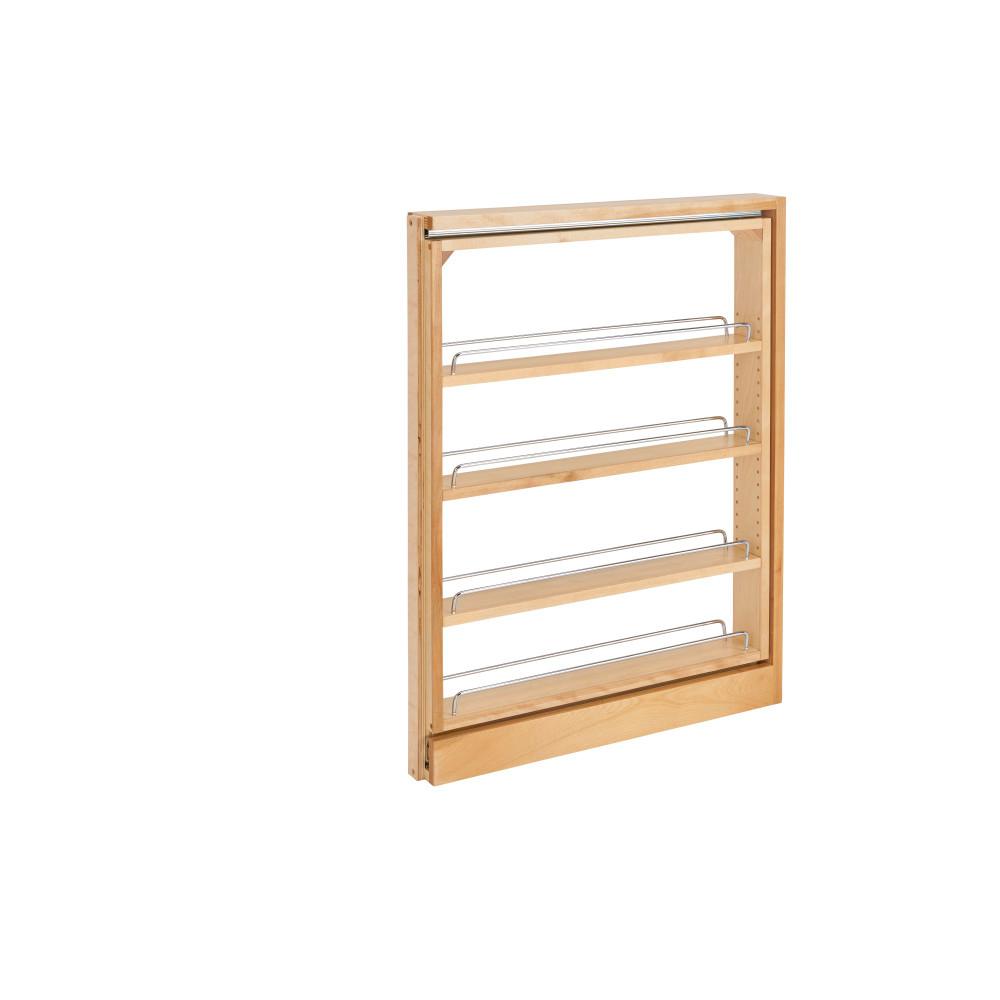 , Pull-Out Shelf Include 2 Pack Full Extension Side Sliders 2 Rear Mounting Brackets Cabinet Slide Out Shelves 30W x 21D Pot#6 Elysian Roll Wood Tray Drawer Boxes Kitchen Organizers