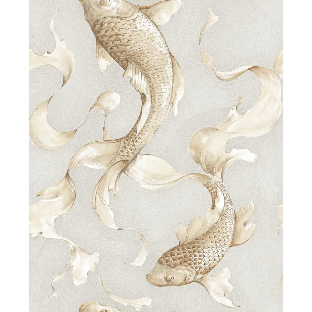 Koi Fish Wall Decor Wallpaper – Wall Design Ideas