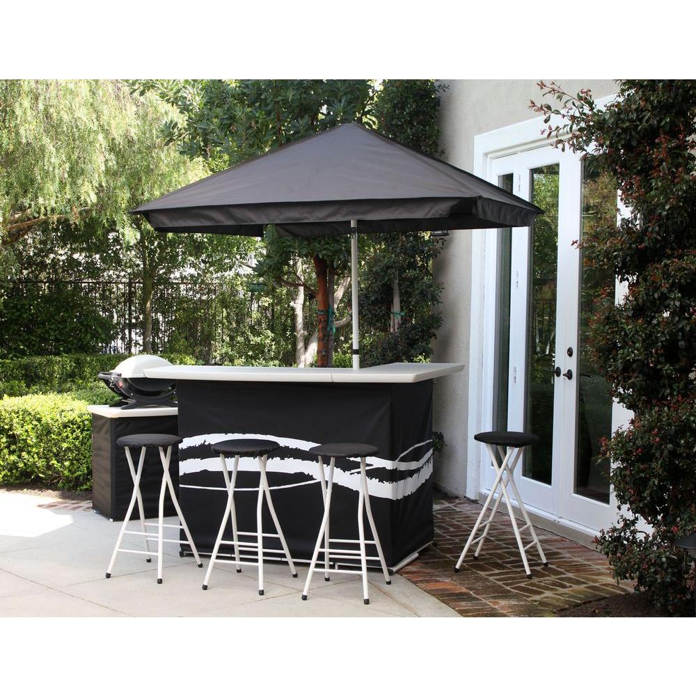 Patio Bar With Umbrella