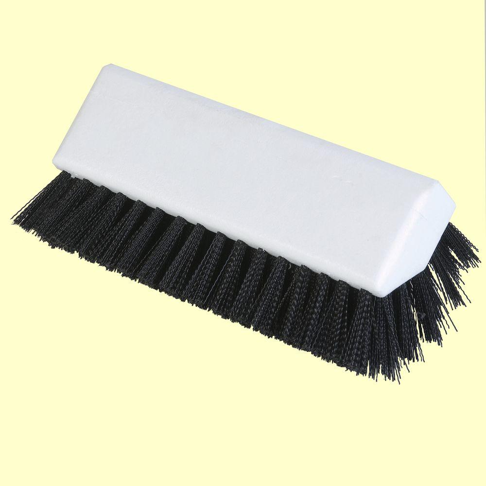 Carlisle Hi-Lo 10 inch Black Polypropylene Scrub Brush (Case of 12) by Carlisle