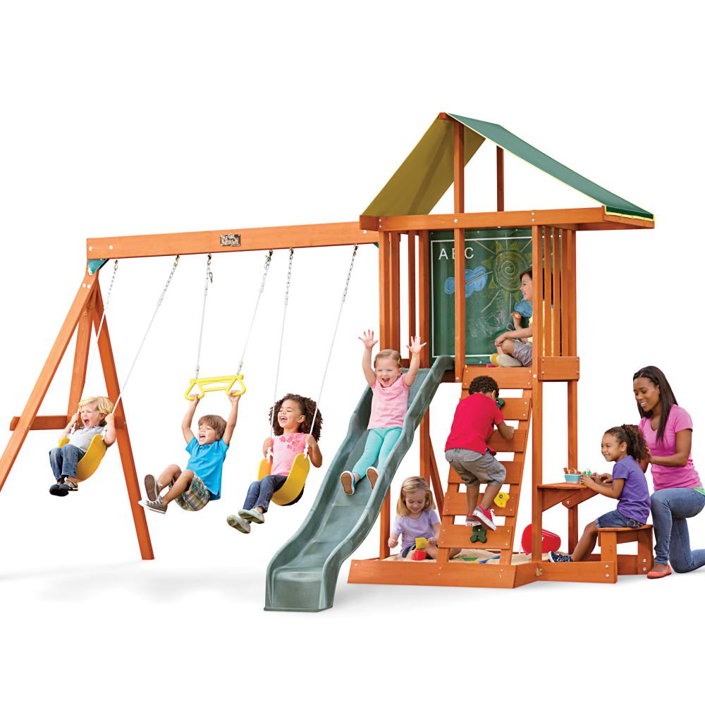 Kidkraft Springfield Ii Cedar Swing Set