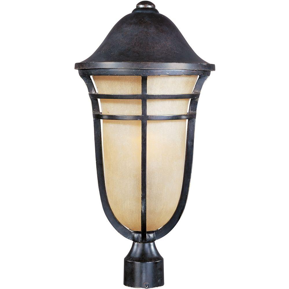 Maxim Lighting Westport Vivex 1 Light Artesian Bronze Outdoor Pole Maxim Lighting Westport Vivex 1 Light Artesian Bronze Outdoor Pole Post Mount