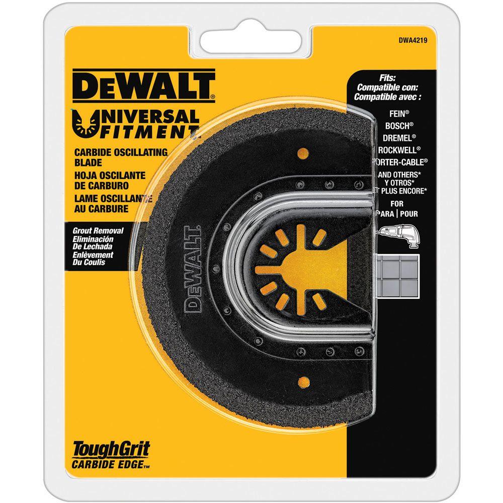 DEWALT Oscillating Carbide Grout Removal BladeDWA4219 The Home Depot