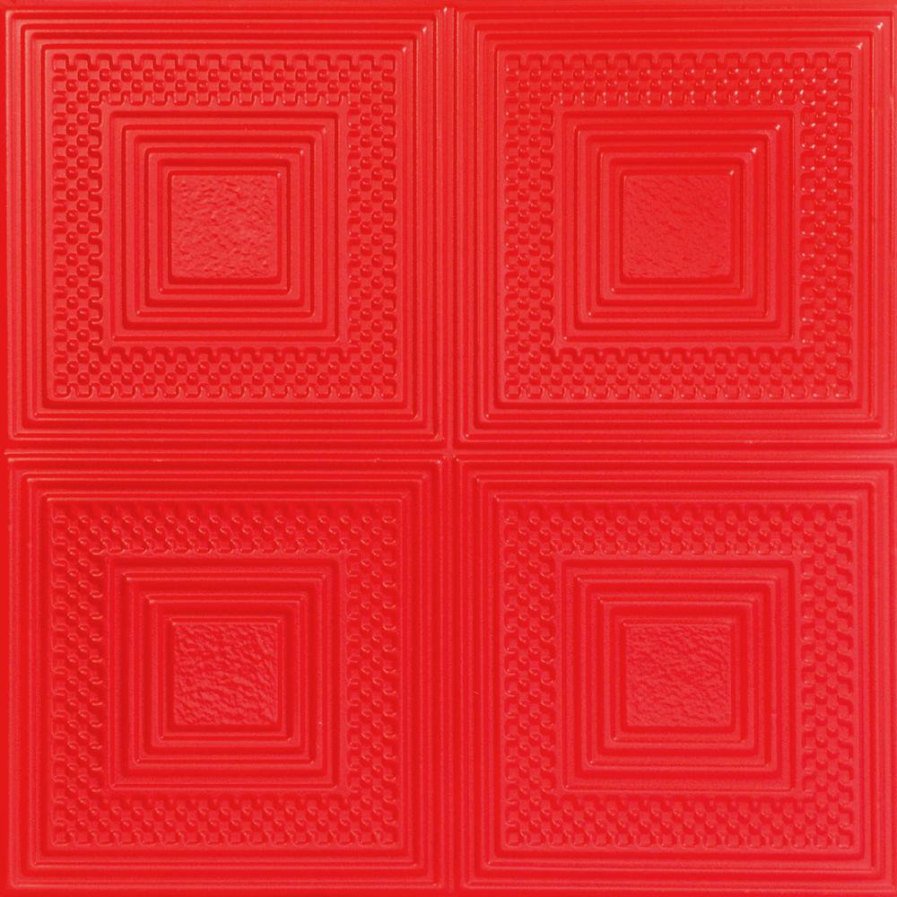 Red Plastic Ceiling Tiles Ceilings The Home Depot