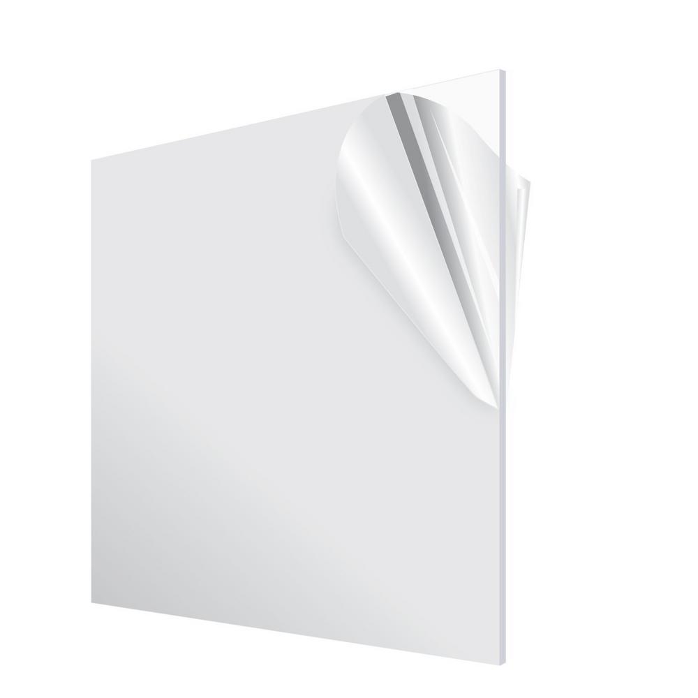 Acrylic Clear Sheet Plexiglass Replacement Glass 1/8 x 36" x 36"