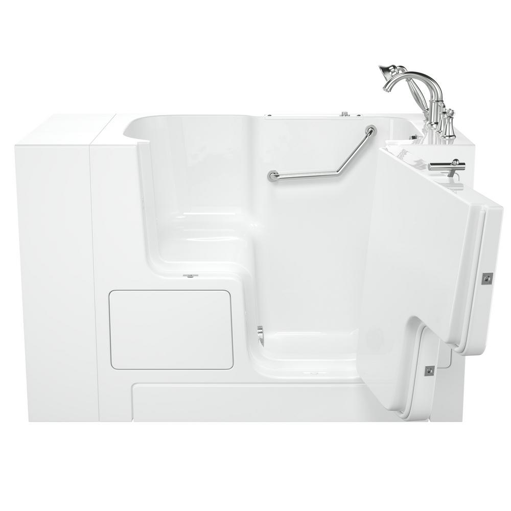 American Standard Gelcoat Value Series 52 In X 32 In Right Hand Walk In Soaking Tub With Outward Opening Door In White 3252od 709 Srw Pc The Home Depot