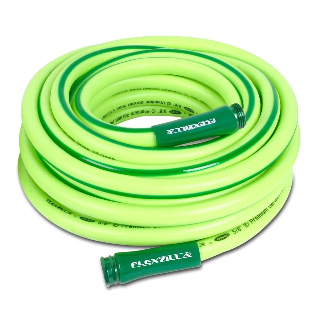 Flexzilla 5/8 inch x 50 ft. ZillaGreen Garden Hose with 3/4 inch GHT Ends by Flexzilla