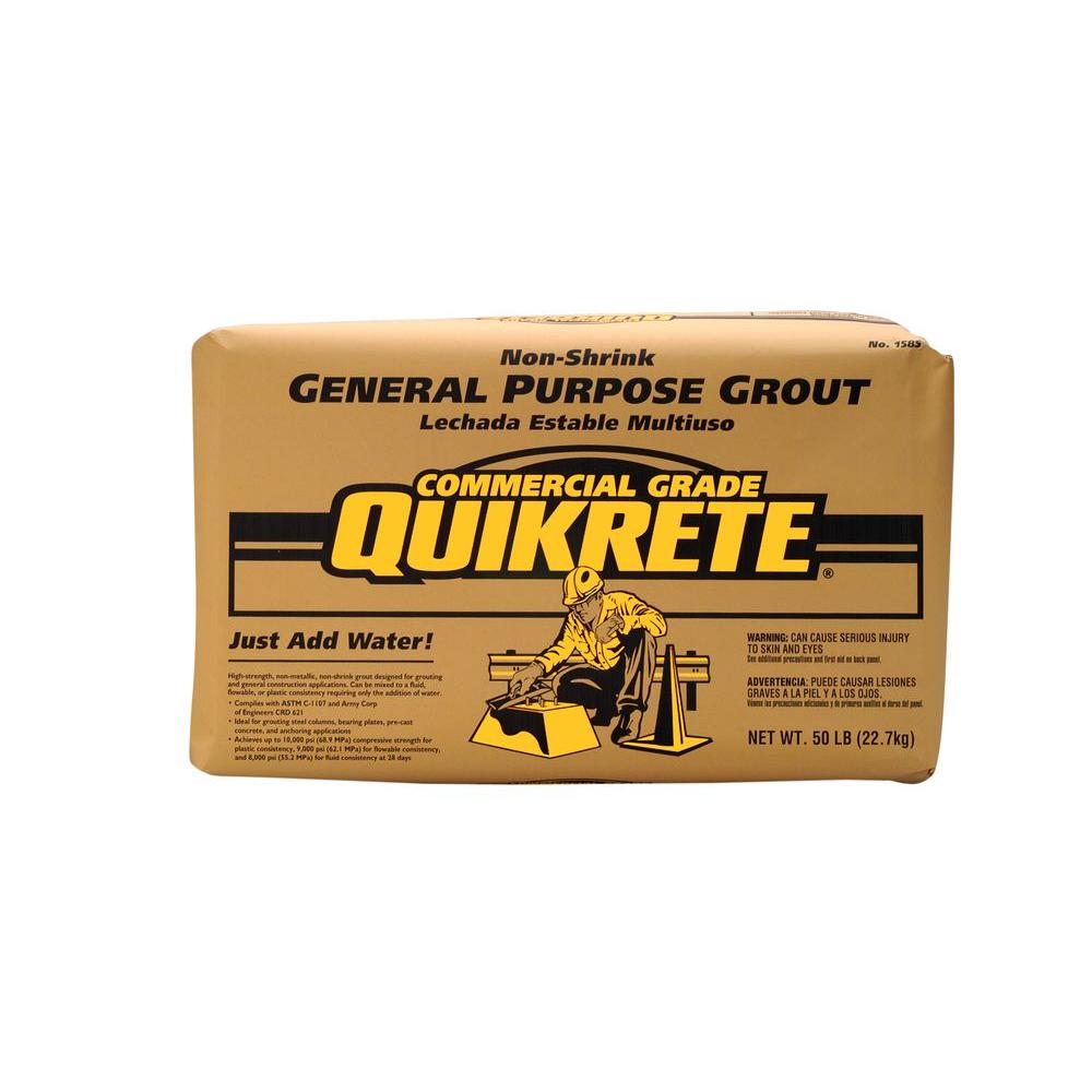 Quikrete 50 lb. Non-Shrink General Purpose Grout Concrete Mix-158501