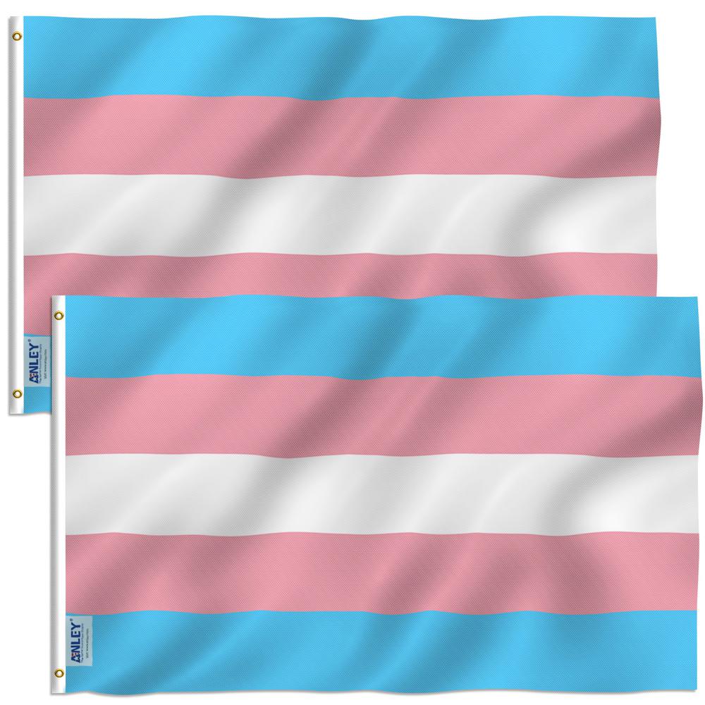 Anley Fly Breeze 3 Ft X 5 Ft Polyester Transgender Flag 2 Sided