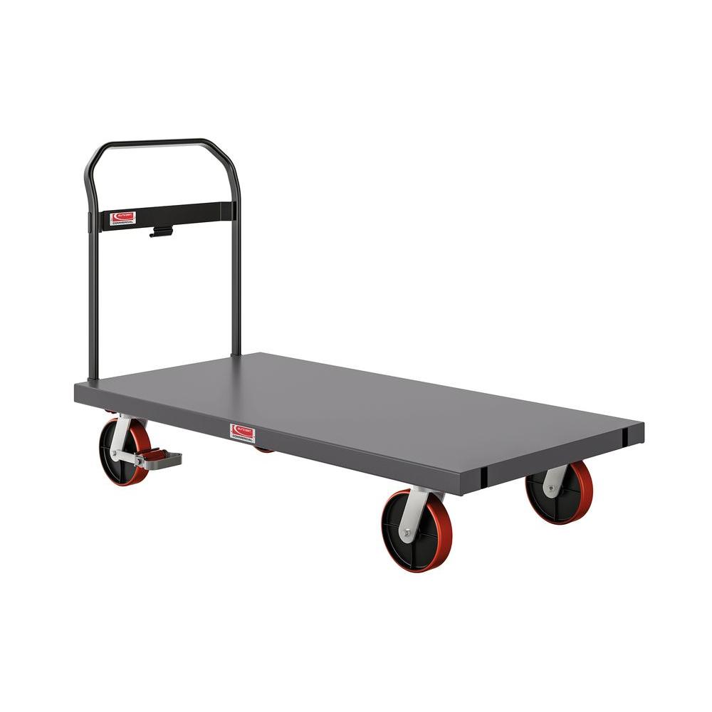 Suncast Commercial 2000 Lb Capacity 30 In X 60 In Heavy Duty Metal Platform Truck Mdpthd3060 The Home Depot