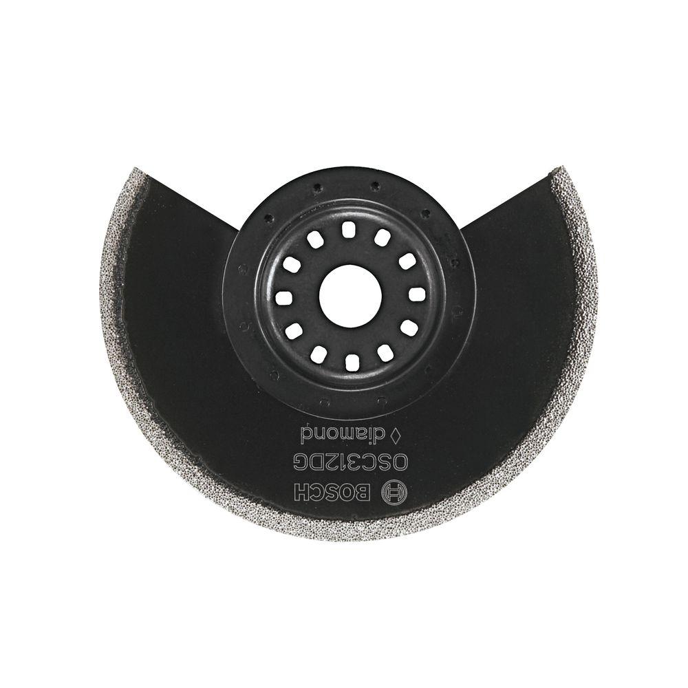 Bosch 3-1/2 X 1/8 in. Diamond Grit Segment Oscillating Tool Blade for