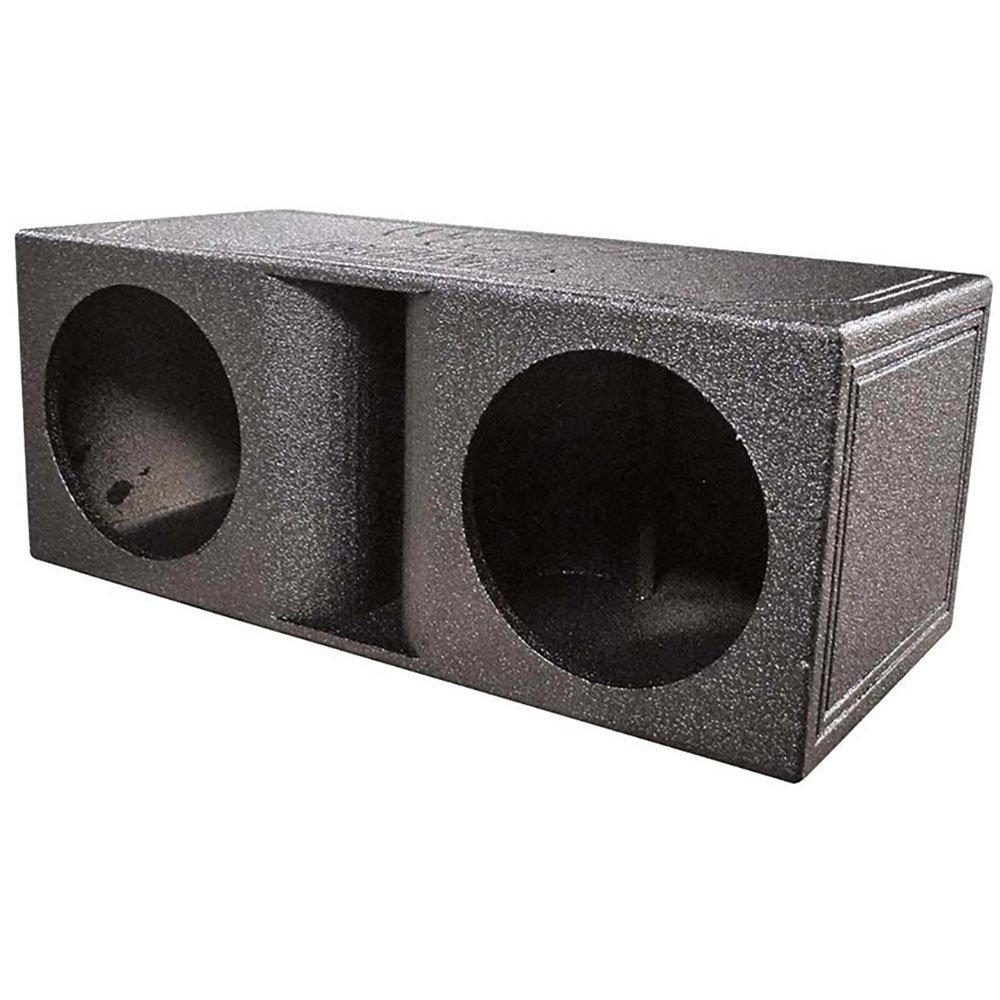 dual 12 inch subwoofer box with lights