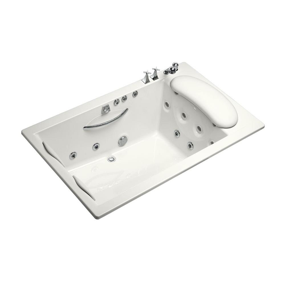 KOHLER RiverBath Quadrangle 3.83 ft. Whirlpool Tub with ...