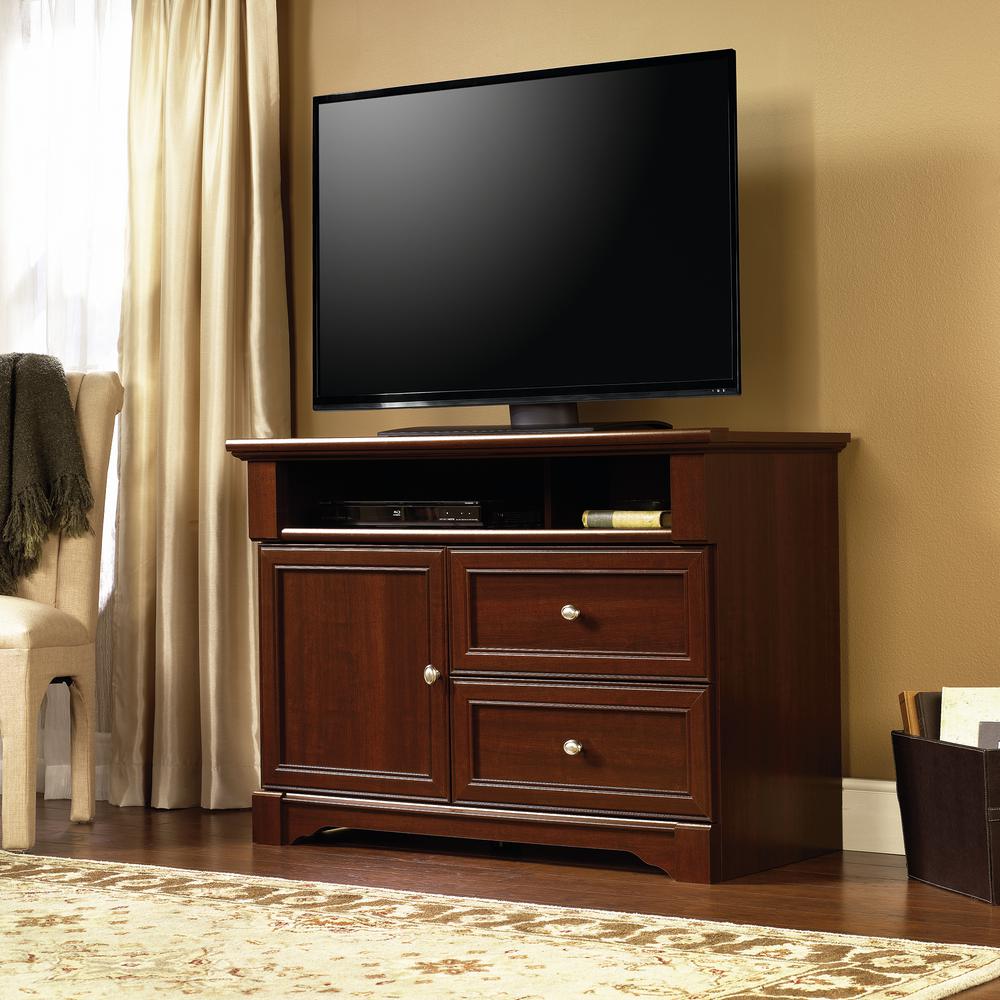 Sauder Palladia Select Cherry Storage Entertainment Center