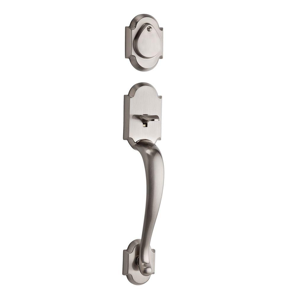 Kwikset Austin Satin Nickel Single Cylinder Door Handleset With