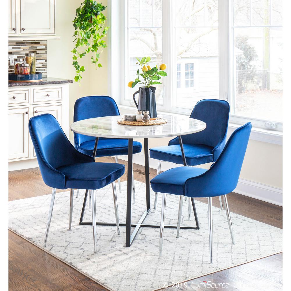 Lumisource Cosmo Round Dining Table In Black With White Marble Top Dt Cosmo2 Bkwmb The Home Depot - White Marble Dining Table With Blue Chairs Lumisource Cosmo Round Dining Table In Black With White Marble Top Dt Cosmo2 Bkwmb The Home Depot - White Marble Dining Table With Blue Chairs