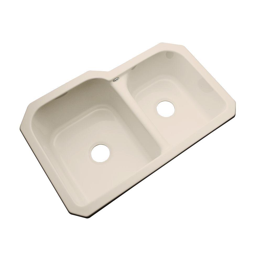 Thermocast Breckenridge Undermount Acrylic 33 in. Double Bowl Kitchen