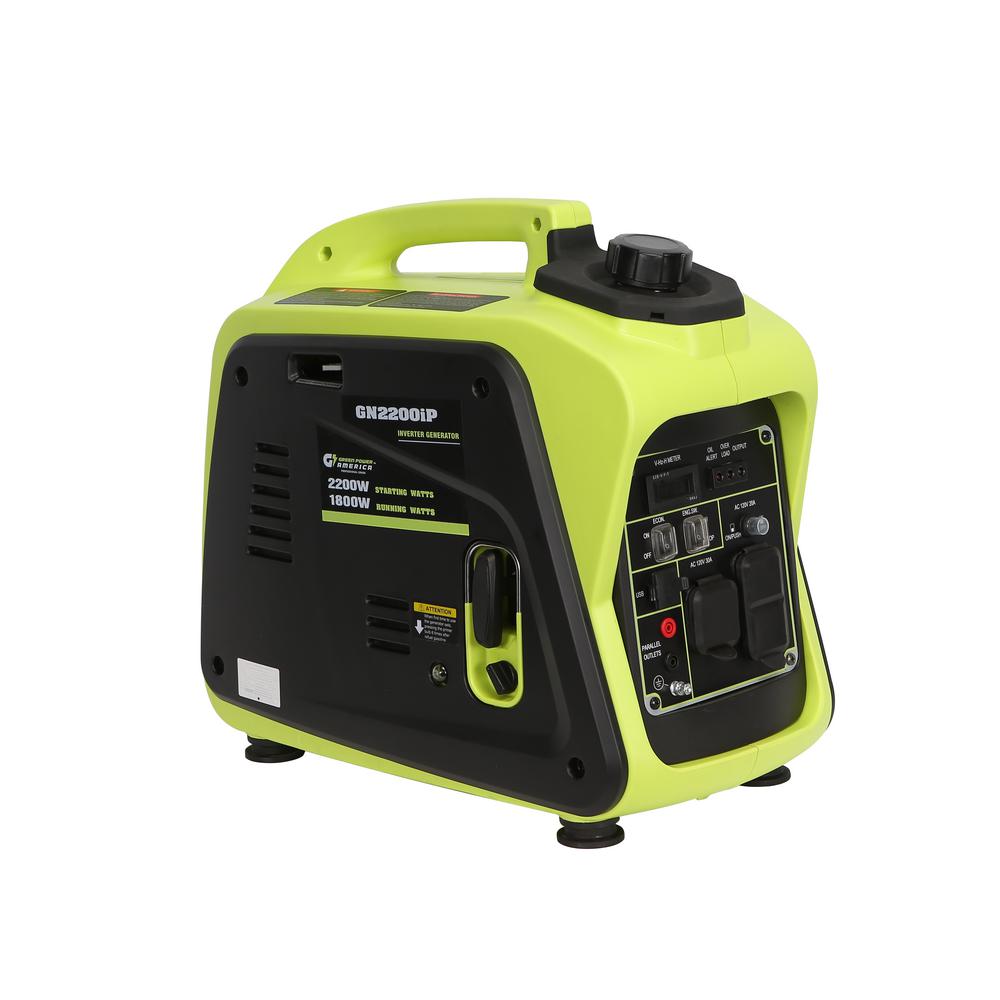 Green-Power 2200-Watt Ultra Quiet Gasoline Powered Digital ...