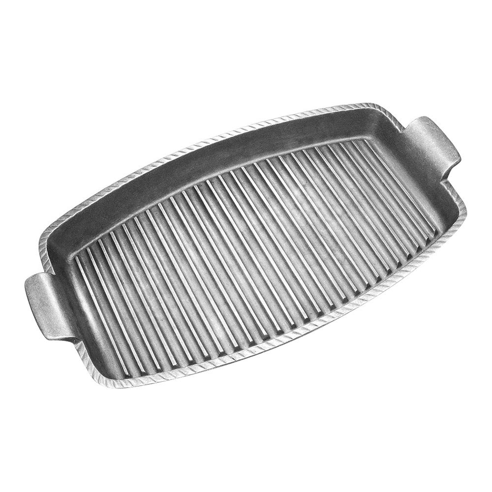 Wilton Armetale 18.25 in. x 9.75 in. Gourmet Grillware Grill Pan201501