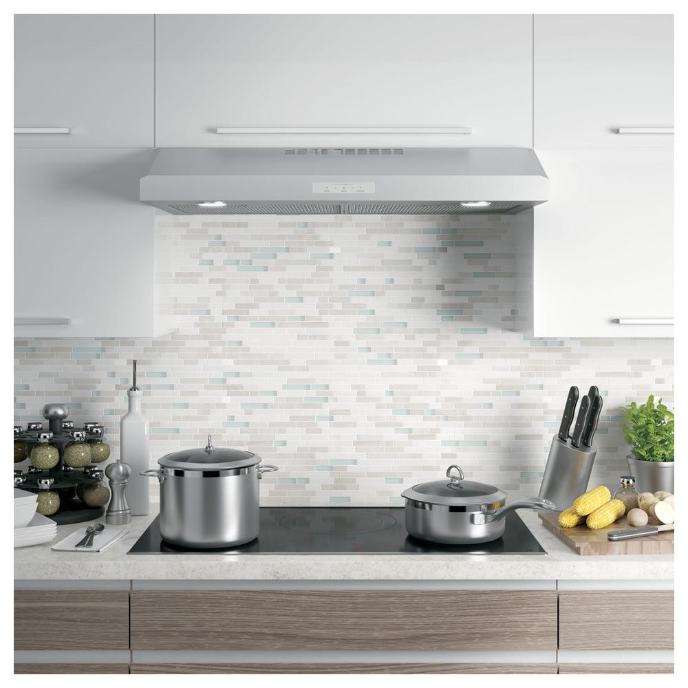 Ge Profile 36 In Convertible Under The Cabinet Range Hood With Ge Profile 36 In Convertible Under The