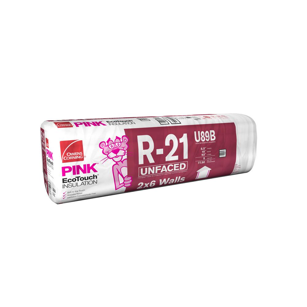 Owens Corning R-15 Pure Safety Unfaced Insulation Batt 15 In. X 93 In ...