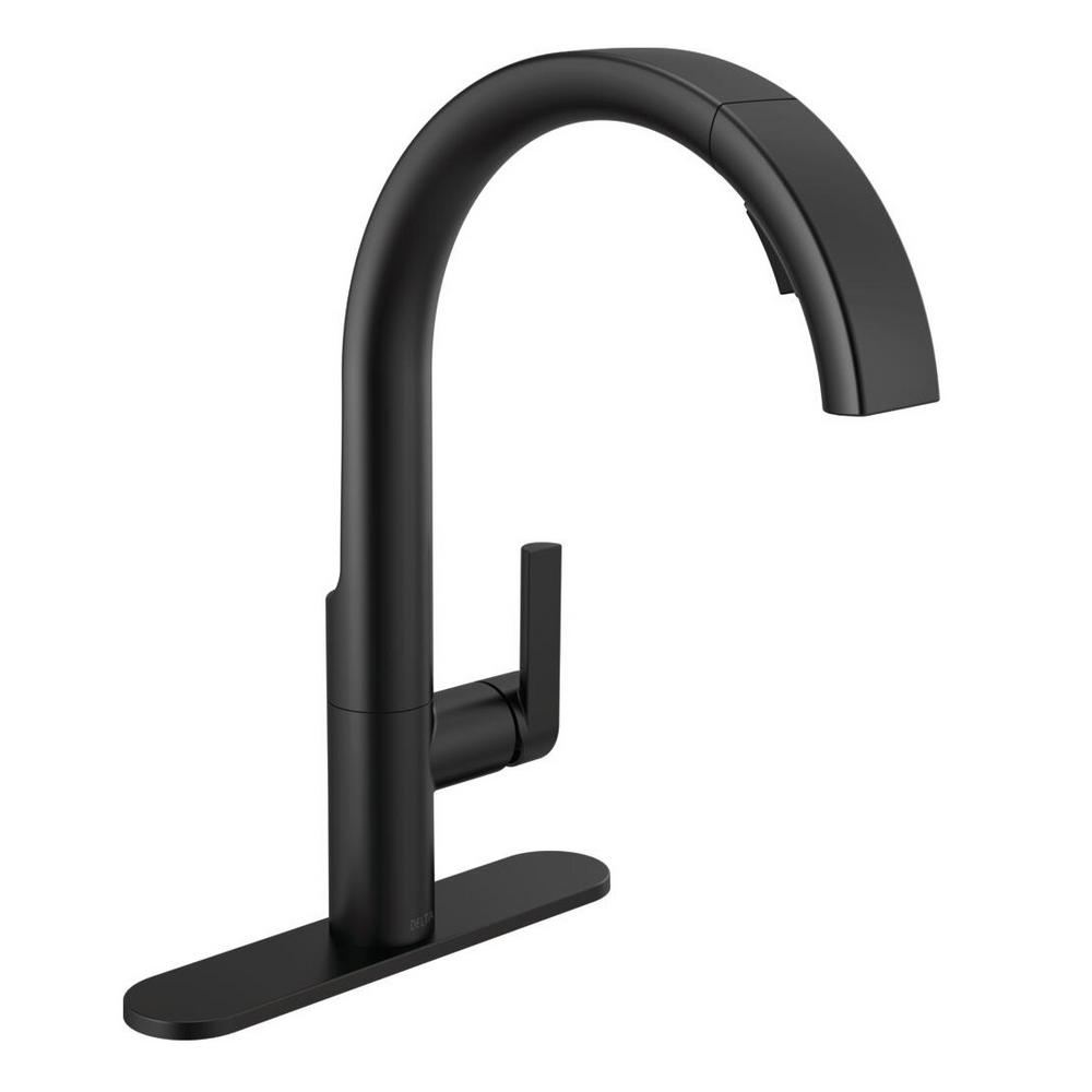 Delta Essa SingleHandle PullDown Sprayer Kitchen Faucet with